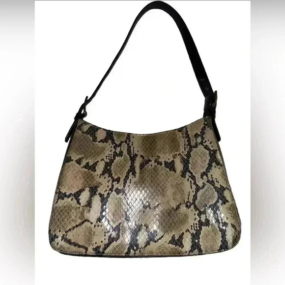 Enzo Angiolini Snakeskin Purse Beautiful Adjustable Strap - Picture 1 of 8